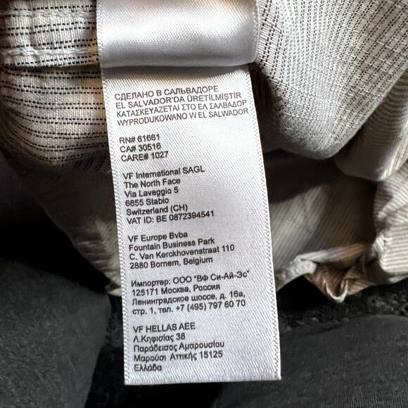 The North Face Men's Short Sleeve Button-Up Shirt Beige Stripe Medium Casual - Picture 7 of 8